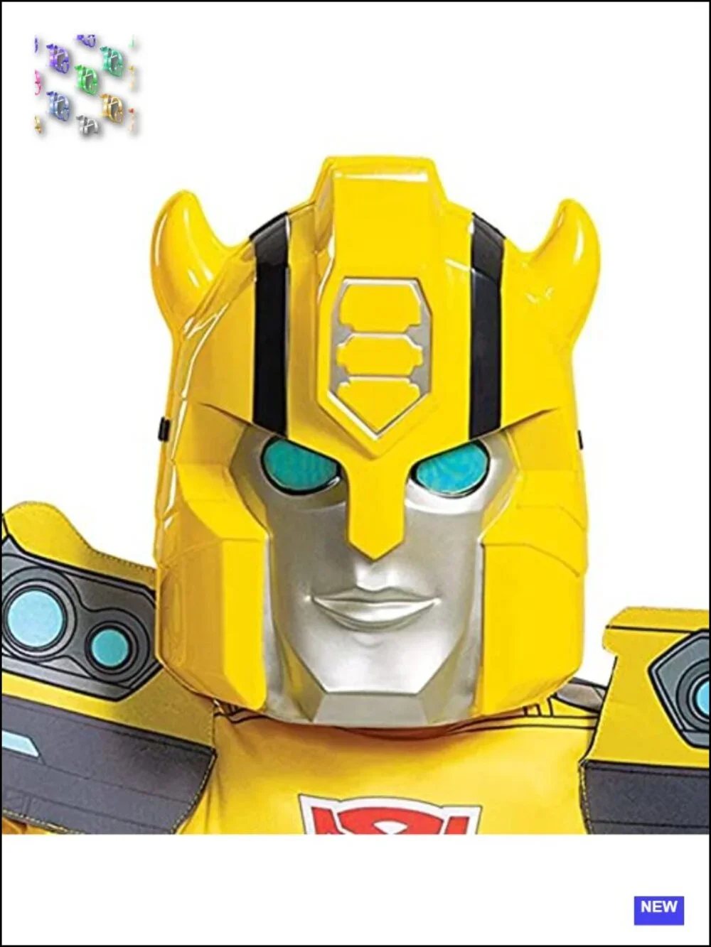 Transformers Bumblebee Muscle Costume Jumpsuit Kids Halloween Cosplay Outfit